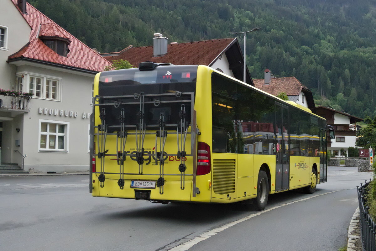 Mercedes-Benz O 530 II (Citaro Facelift) von Postbus (BD-13514) im Ortszentrum von Zams. Aufgenommen 8.6.2021.