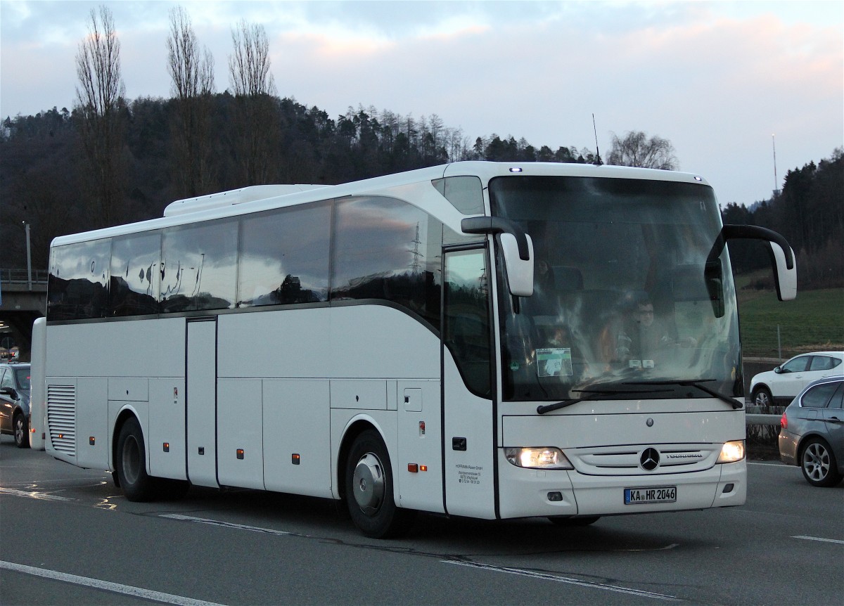 Mercedes Benz Tourismo Hoffmann-Reisen, près de Berne février 2016