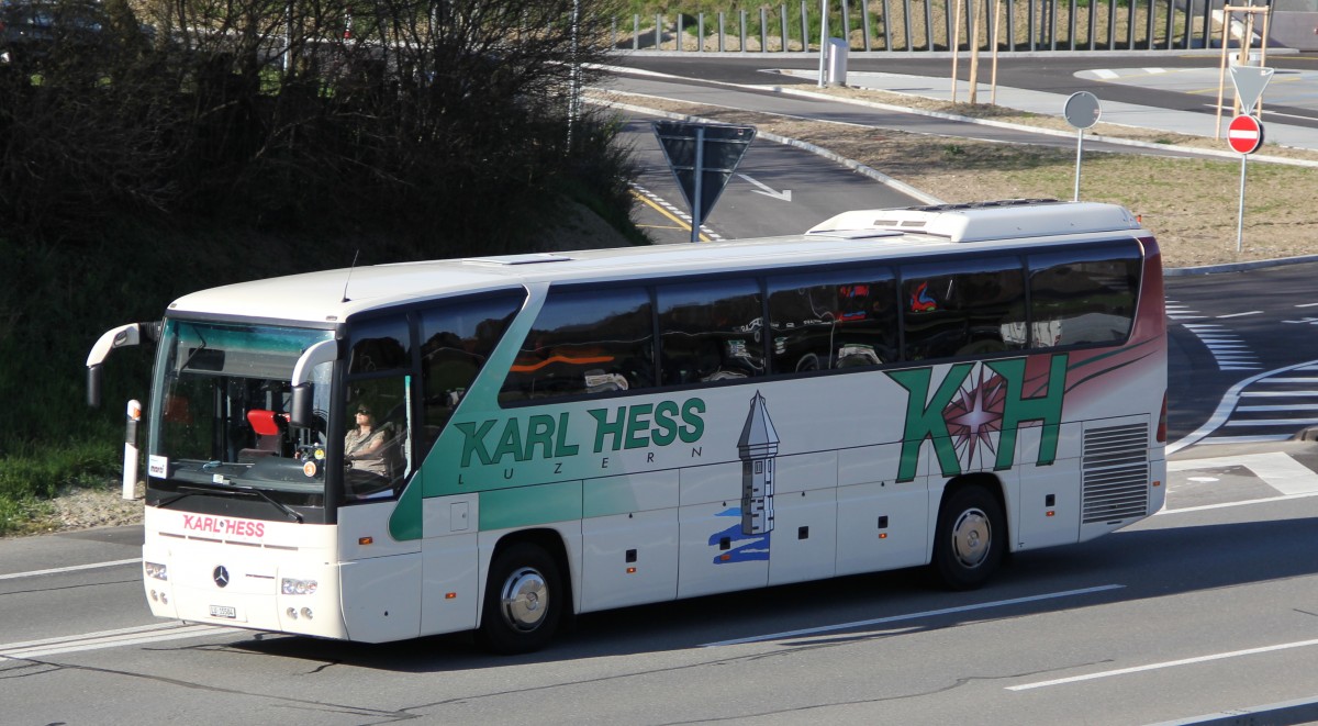 Mercedes Benz Tourismo, Karl Hess, près de Berne printemps 2015