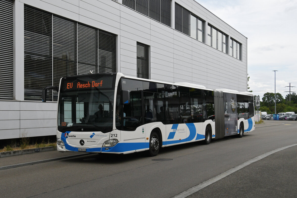 Mercedes Citaro 212 von Busbetrieb Olten G�sgen, auf der Tramersatzlinie 11, f�hrt am 08.06.2026 durch die Florenzstrasse. Aufnahme Basel.