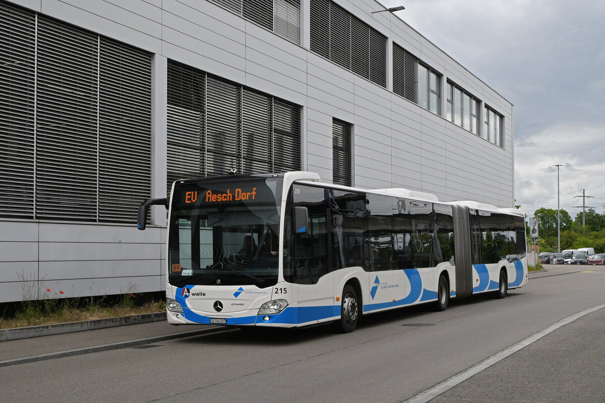Mercedes Citaro 215 von Busbetrieb Olten G�sgen, auf der Tramersatzlinie 11, f�hrt am 20.05.2026 durch die Florenzstrasse. Aufnahme Basel.