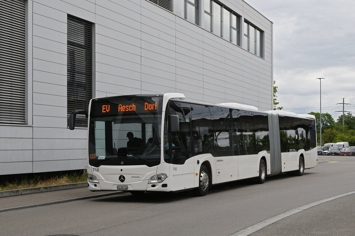 Mercedes Citaro 712 von Intertours, auf der Tramersatzlinie 11, f�hrt am 20.05.2026 durch die Florenzstrasse. Aufnahme Basel.