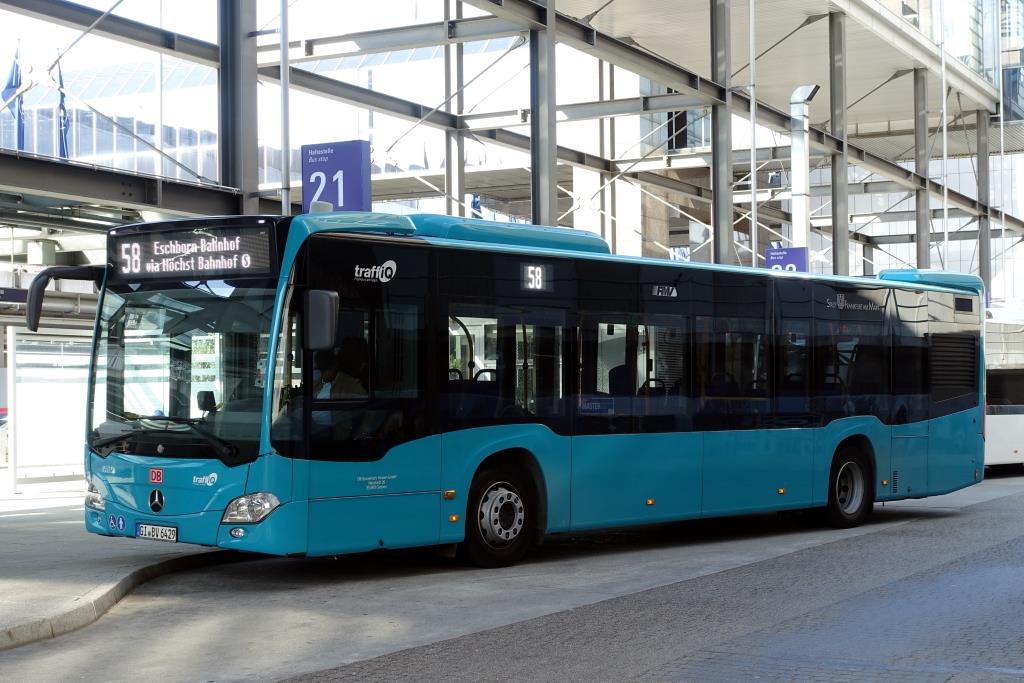 Mercedes Citaro C2  DB Busverkehr Hessen RMV , Frankfurt Flughafen 05.05.2018
