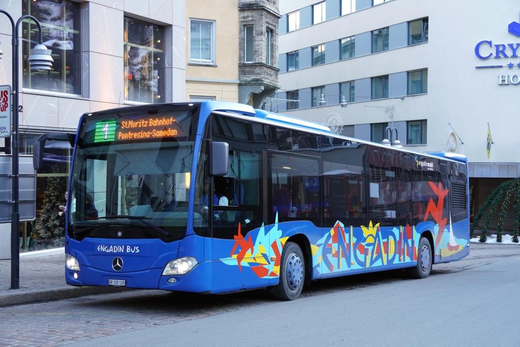 Mercedes Citaro C2  Engadin - St. Moritz , St. Moritz März 2020