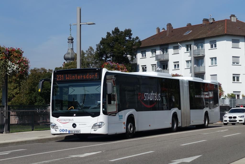 Mercedes Citaro C2 G  NVW Rastadtbus , Rastatt 22.09.2017