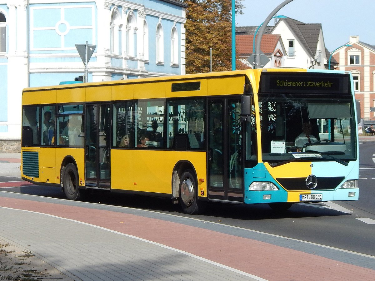 Mercedes Citaro I von B.B.-Reisen aus Deutschland in Neubrandenburg am 18.09.2018