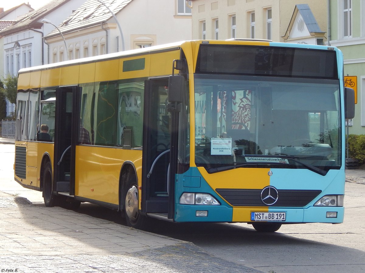 Mercedes Citaro I von B.B.-Reisen aus Deutschland in Neubrandenburg am 18.09.2018