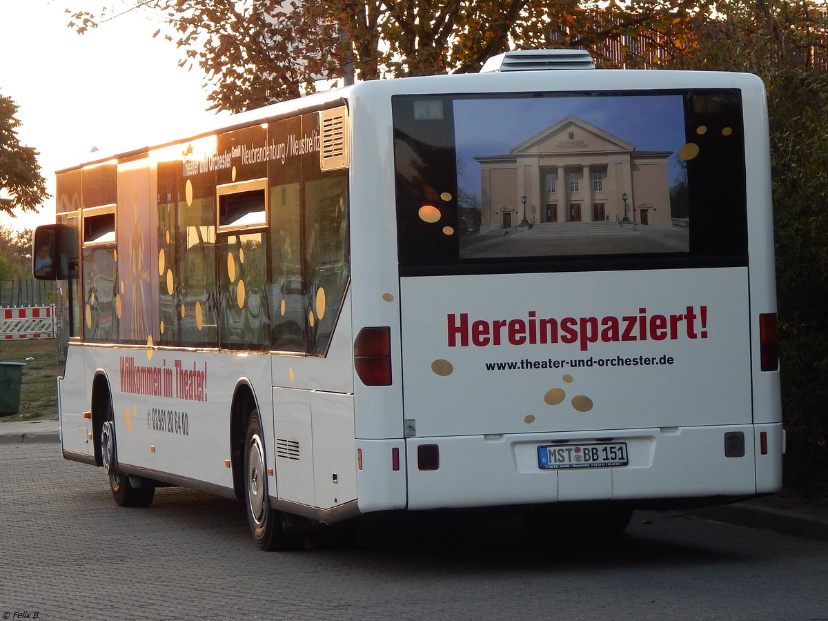 Mercedes Citaro I von B.B.-Reisen aus Deutschland in Neubrandenburg am 18.09.2018