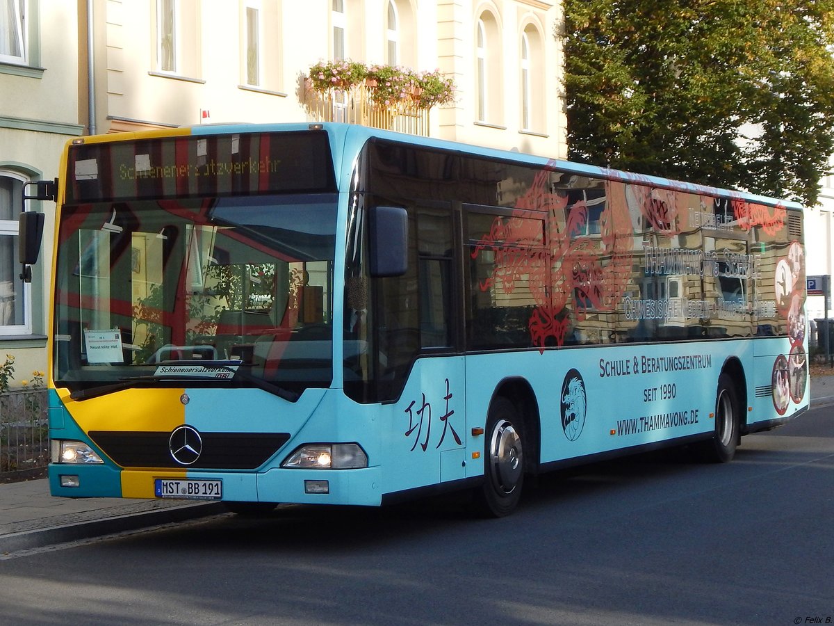 Mercedes Citaro I von B.B.-Reisen aus Deutschland in Neubrandenburg am 18.09.2018