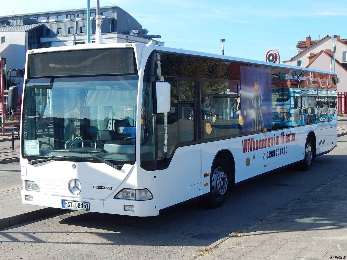 Mercedes Citaro I von B.B.-Reisen aus Deutschland in Neubrandenburg am 18.09.2018