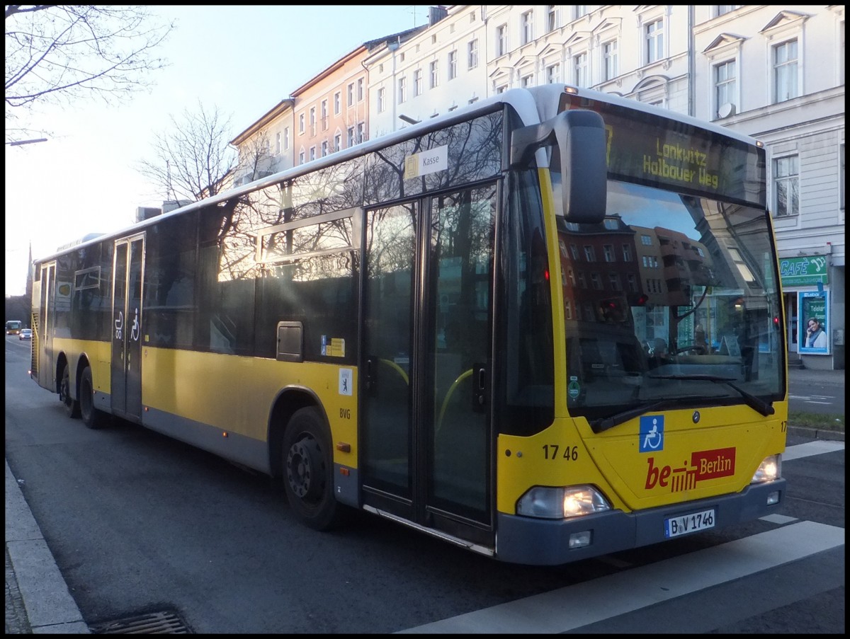 Mercedes Citaro I der BVG in Berlin am 06.02.2014