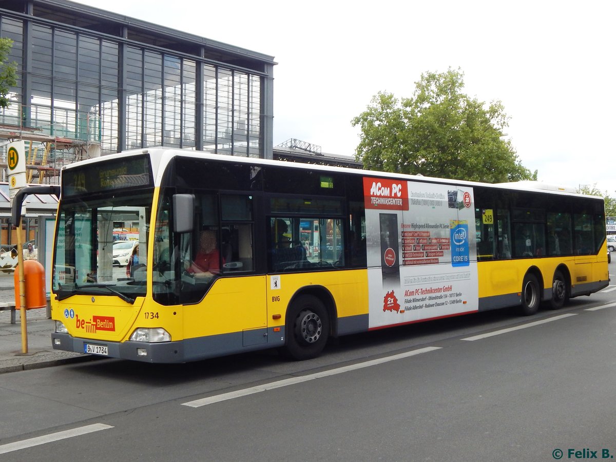 Mercedes Citaro I der BVG in Berlin am 24.08.2015