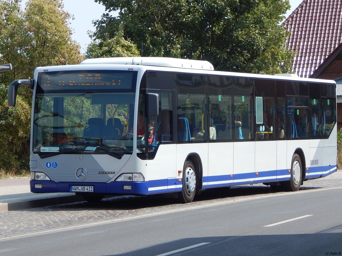 Mercedes Citaro I der Mecklenburger Verkehrsbetriebe in Wismar am 09.08.2018