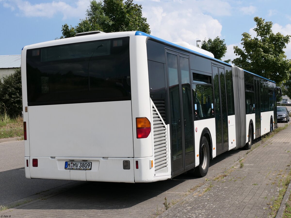 Mercedes Citaro I von Miabus aus Deutschland (exex Pinneberger Verkehrsgesellschaft, ex VHH PI-VG 650) im Gewerbegebiet Sassnitz am 08.08.2021