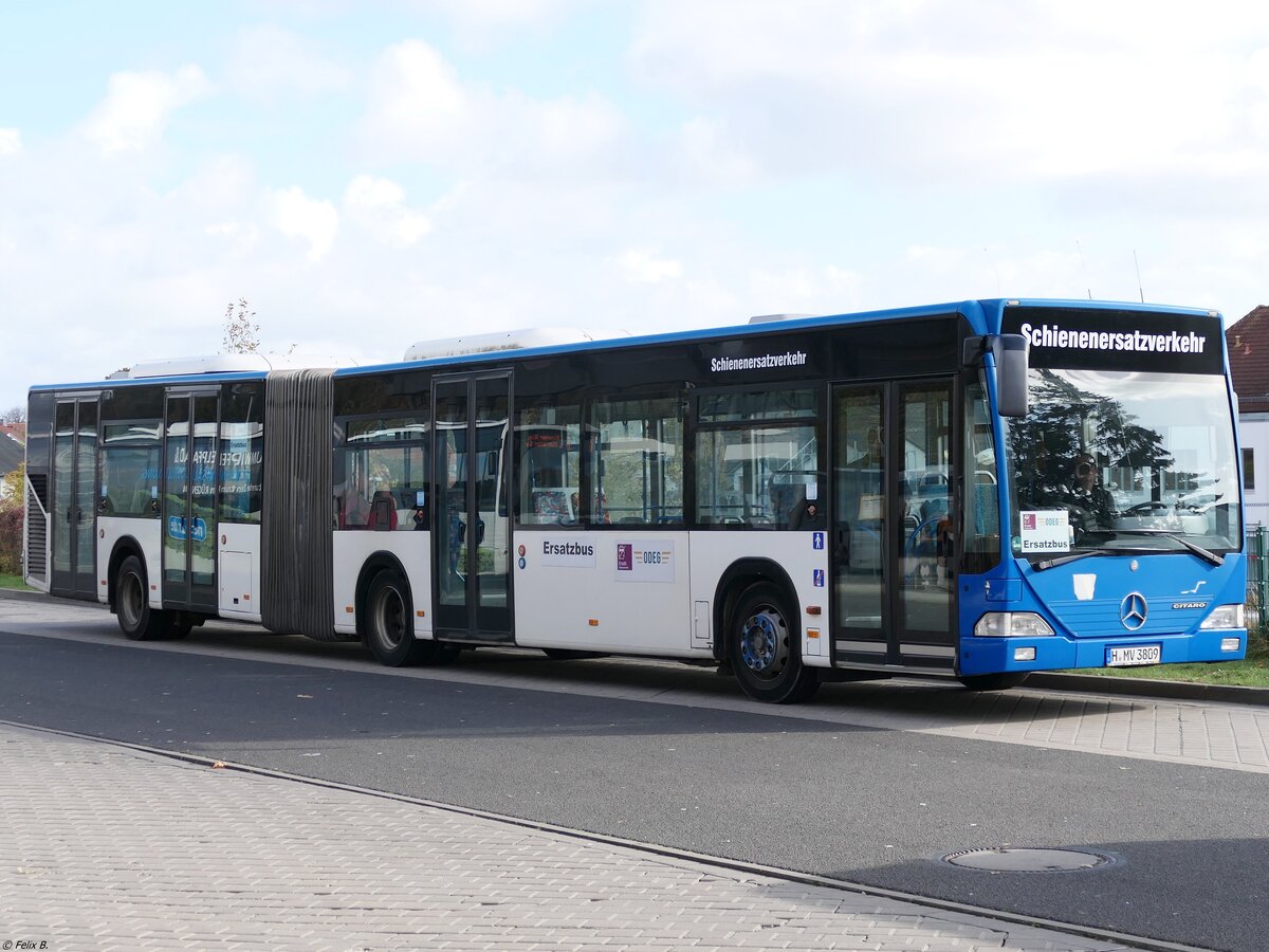 Mercedes Citaro I von Miabus aus Deutschland (exex Pinneberger Verkehrsgesellschaft, ex VHH PI-VG 650) in Sassnitz am 23.10.2021