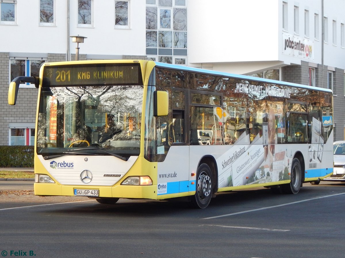 Mercedes Citaro I von Regionalbus Rostock in Güstrow am 24.11.2016