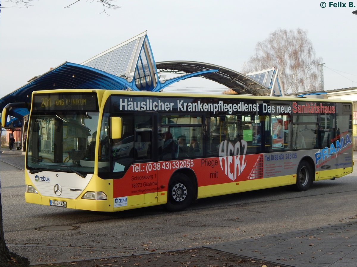 Mercedes Citaro I von Regionalbus Rostock in Güstrow am 23.11.2016