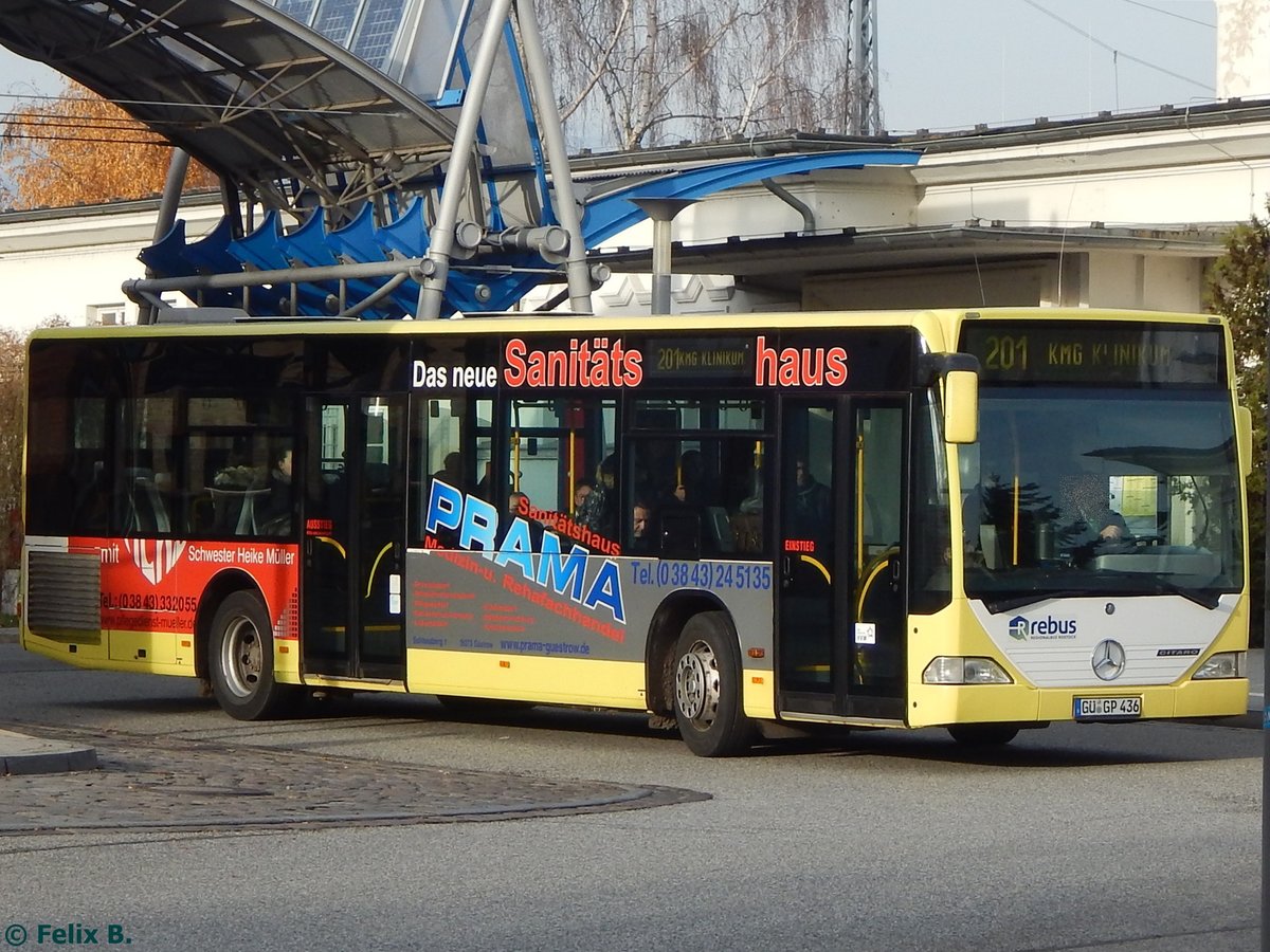 Mercedes Citaro I von Regionalbus Rostock in Güstrow am 23.11.2016