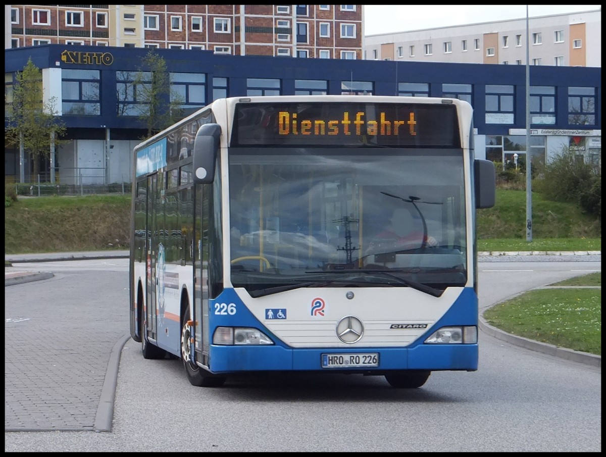 Mercedes Citaro I der Rostocker Straßenbahn AG in Rostock am 13.04.2014