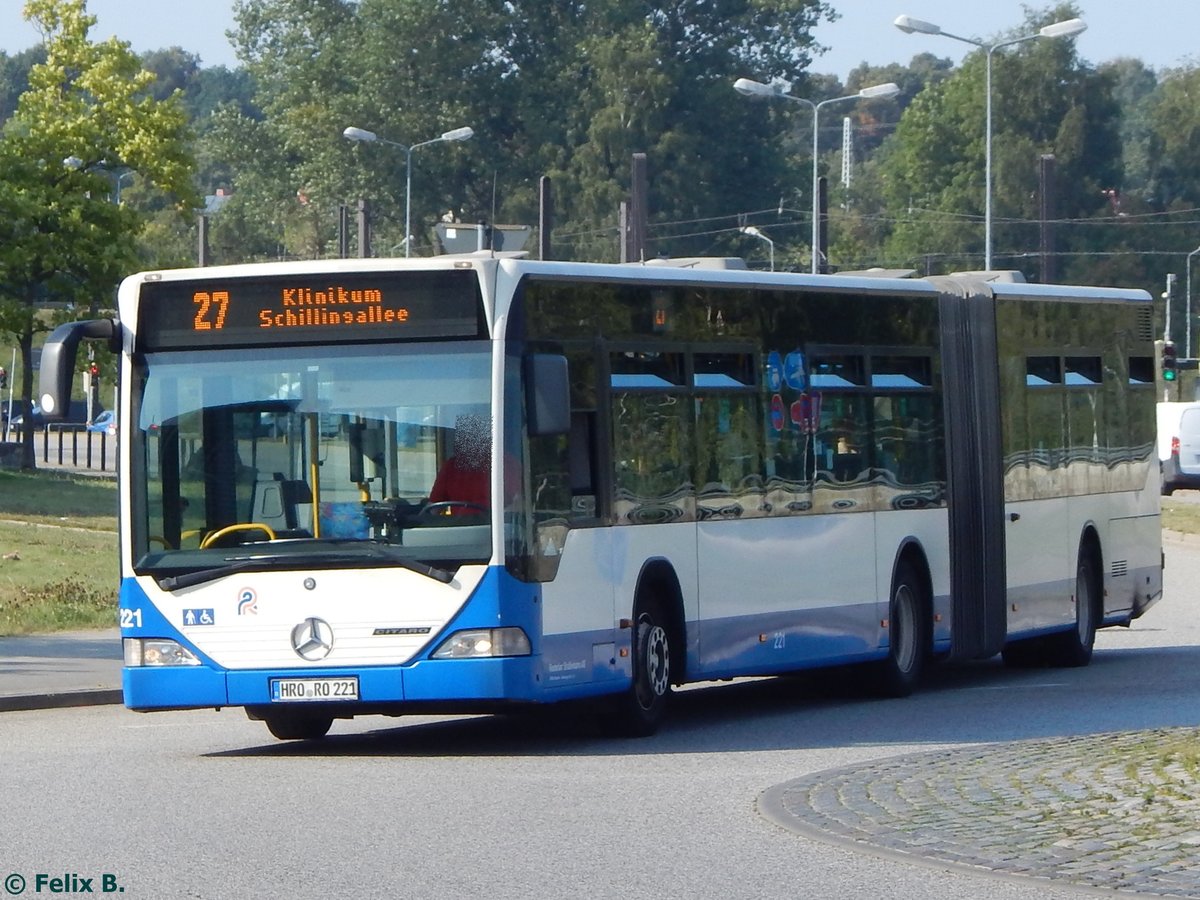 Mercedes Citaro I der Rostocker Straßenbahn AG in Rostock am 14.09.2016