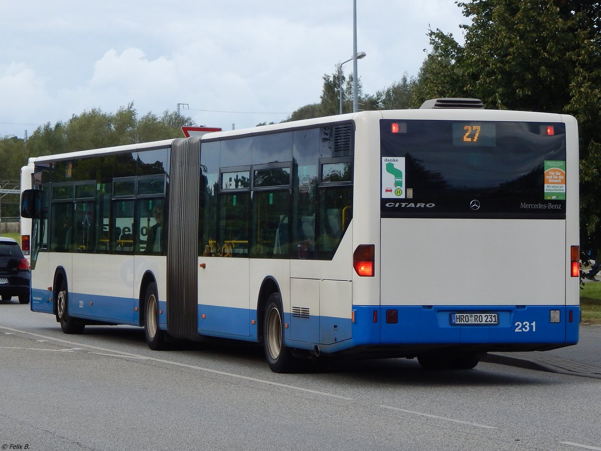Mercedes Citaro I der Rostocker Straßenbahn AG in Rostock am 07.09.2017