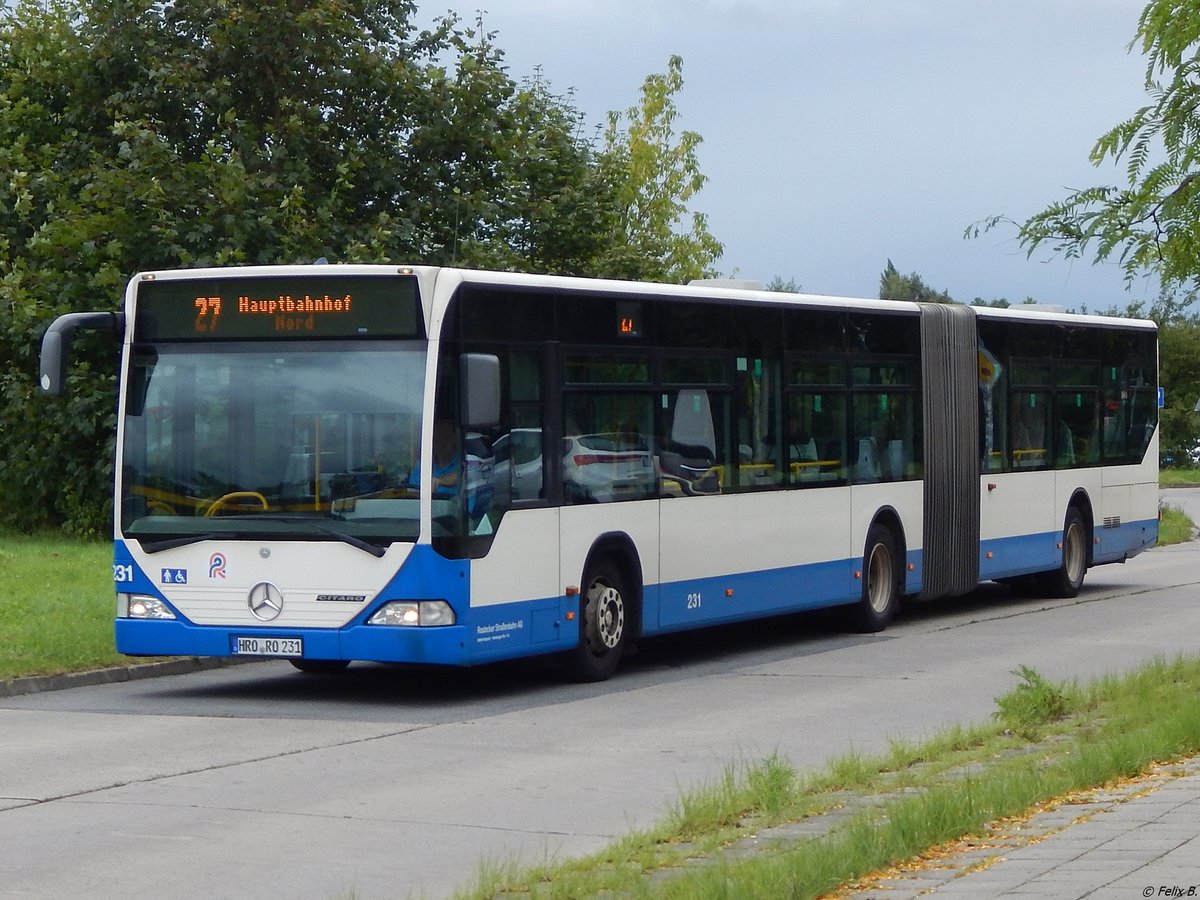 Mercedes Citaro I der Rostocker Straßenbahn AG in Rostock am 07.09.2017