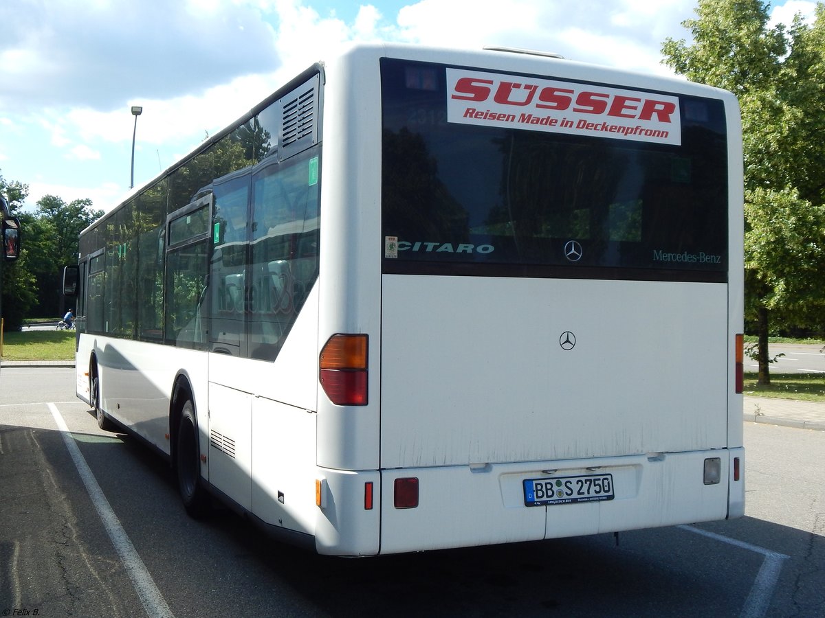 Mercedes Citaro I von Süsser aus Deutschland (ex Hochbahn) in Sindelfingen am 21.06.2018