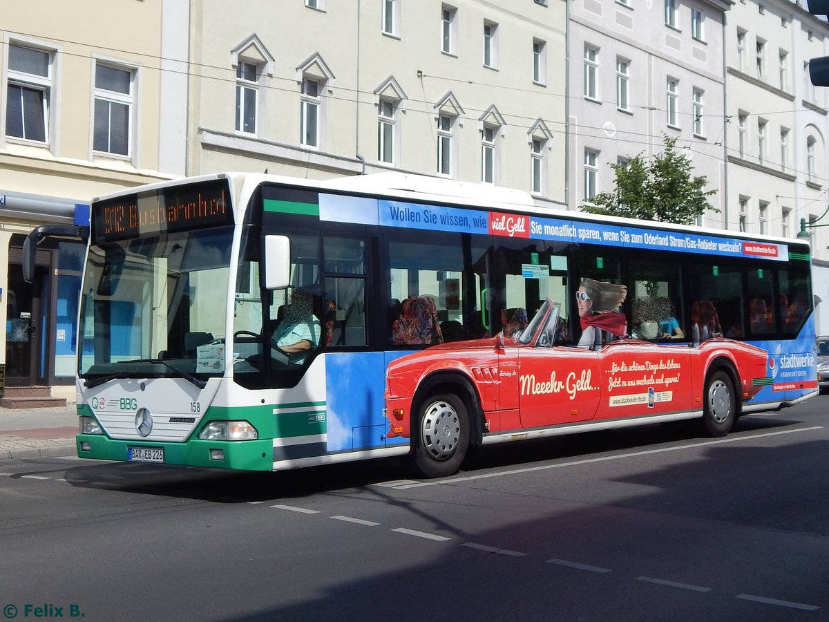 Mercedes Citaro I Ü der Barnimer Busgesellschaft in Eberswalde am 09.06.2016