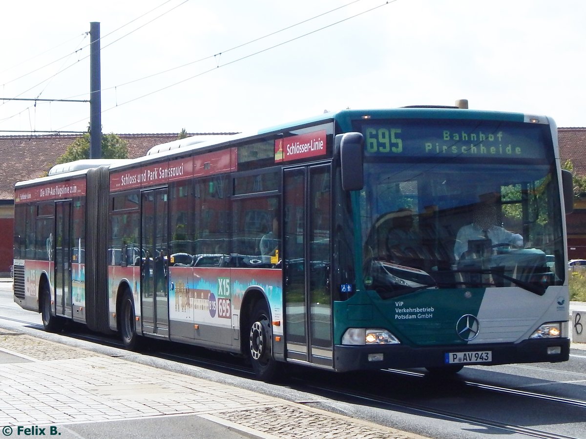 Mercedes Citaro I vom Verkehrsbetrieb Potsdam in Potsdam am 24.08.2015