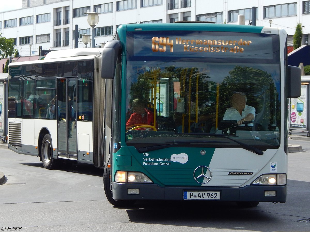 Mercedes Citaro I vom Verkehrsbetrieb Potsdam in Potsdam am 10.06.2016