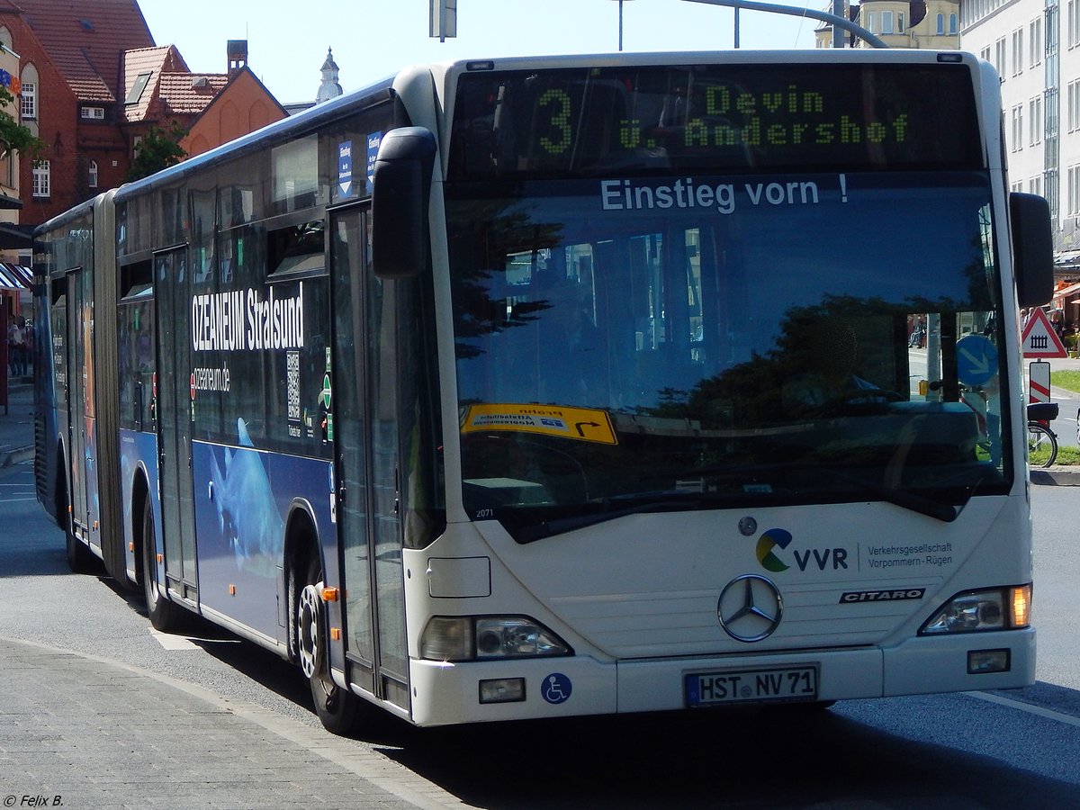 Mercedes Citaro I der VVR in Stralsund am 21.07.2017
