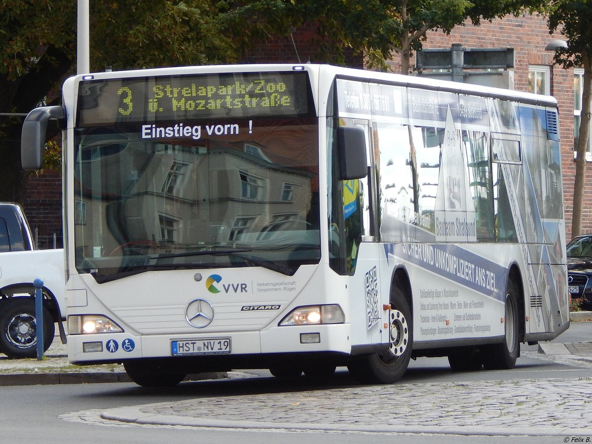 Mercedes Citaro I der VVR in Stralsund am 26.08.2018