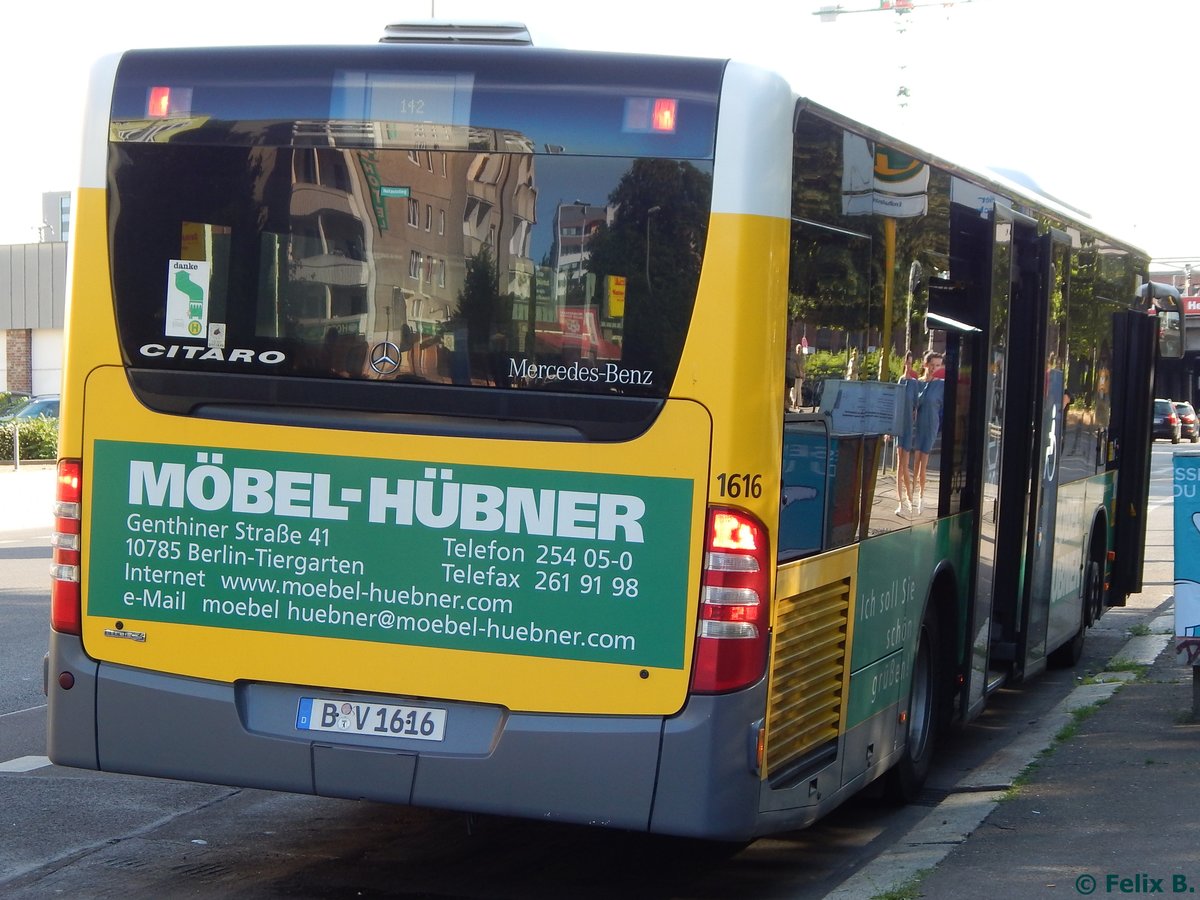 Mercedes Citaro II der BVG in Berlin am 07.06.2016
