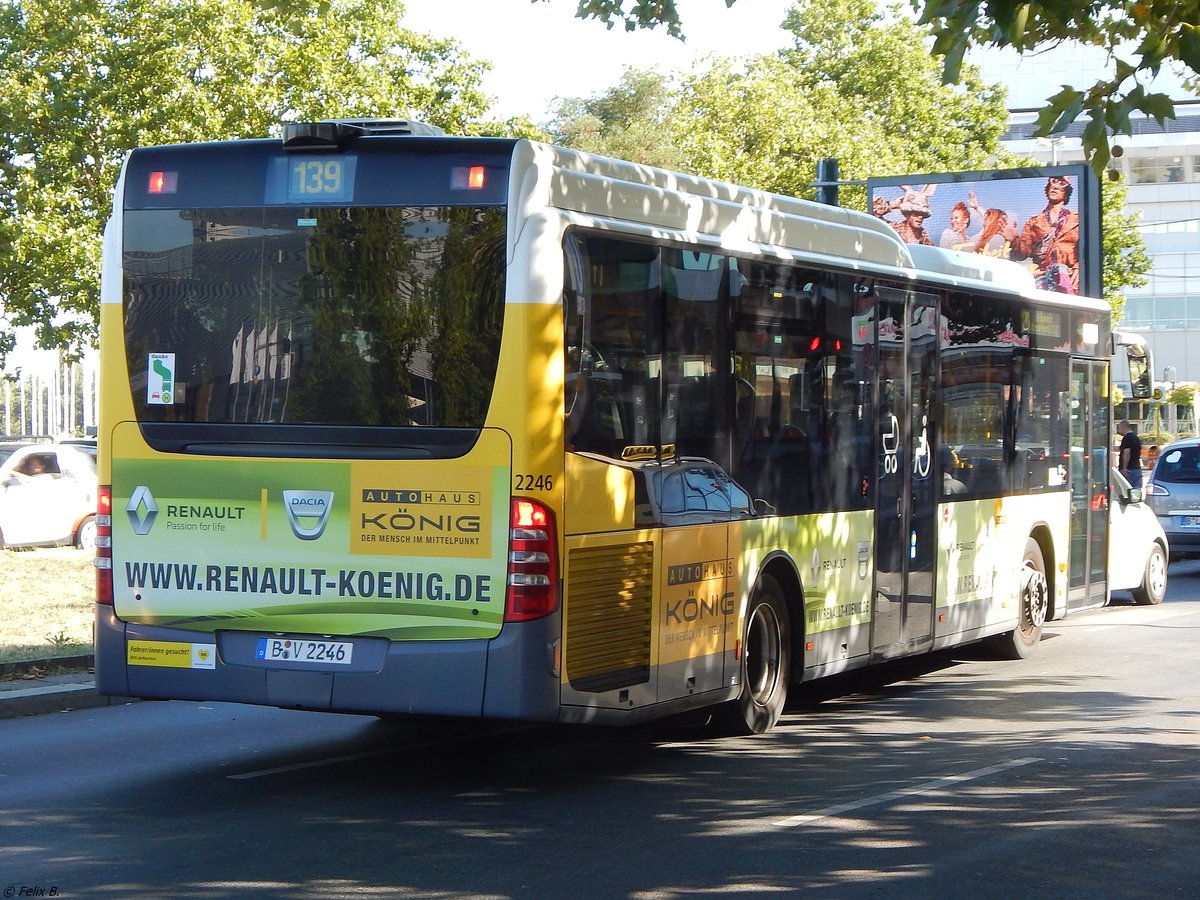 Mercedes Citaro II der BVG in Berlin am 06.08.2018