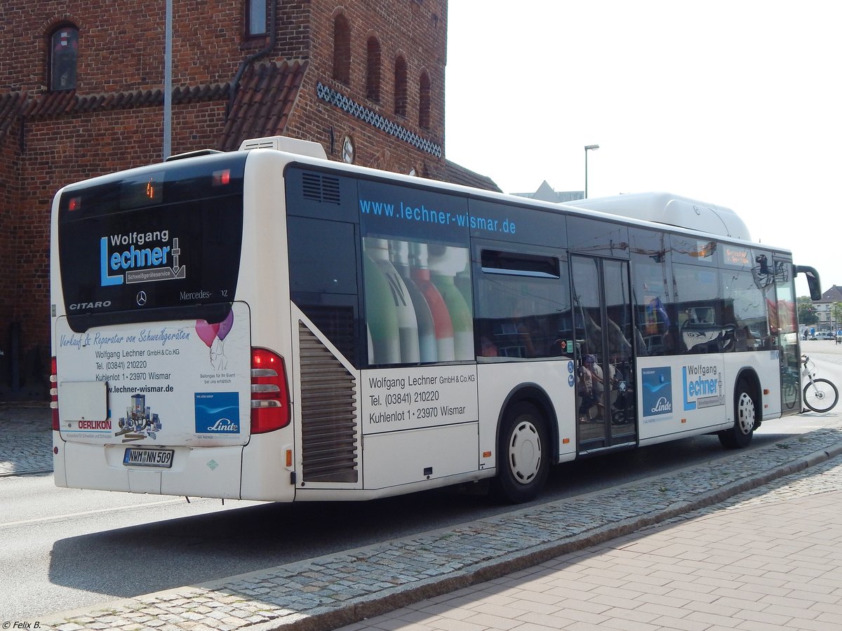 Mercedes Citaro II CNG von Nahbus in Wismar am 09.08.2018