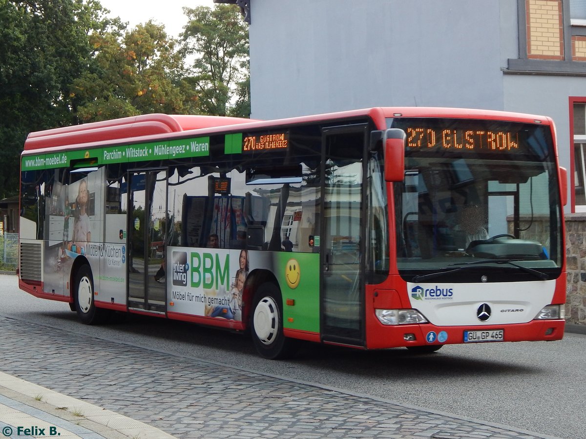 Mercedes Citaro II LE Ü von Regionalbus Rostock in Güstrow am 13.09.2016