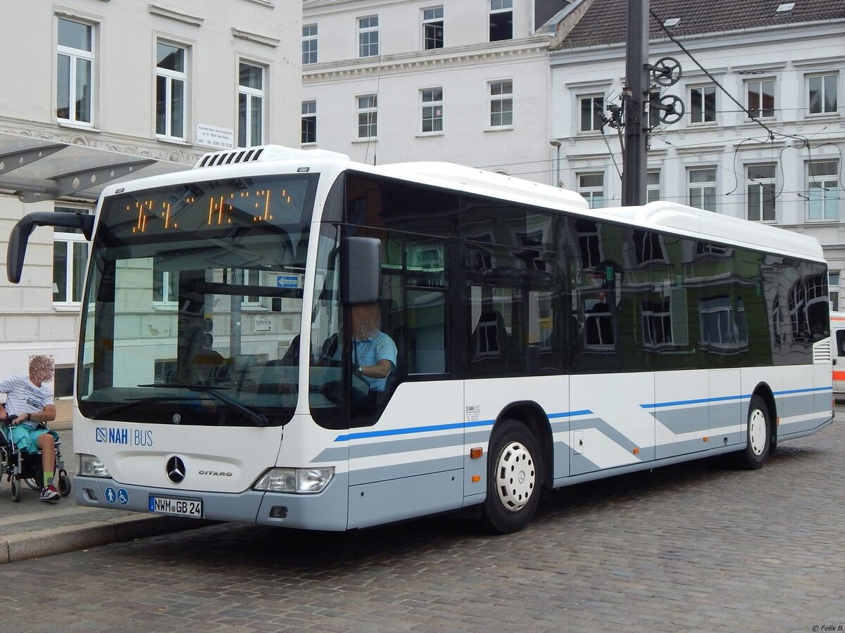 Mercedes Citaro II LE Ü von Nahbus (ex Grevesmühlener Busbetriebe) in Schwerin am 12.08.2015