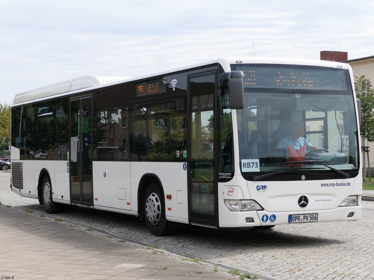 Mercedes Citaro II LE � der Ostprignitz-Ruppiner Personennahverkehrsgesellschaft mbH (ORP) in Pritzwalk am 08.08.2024