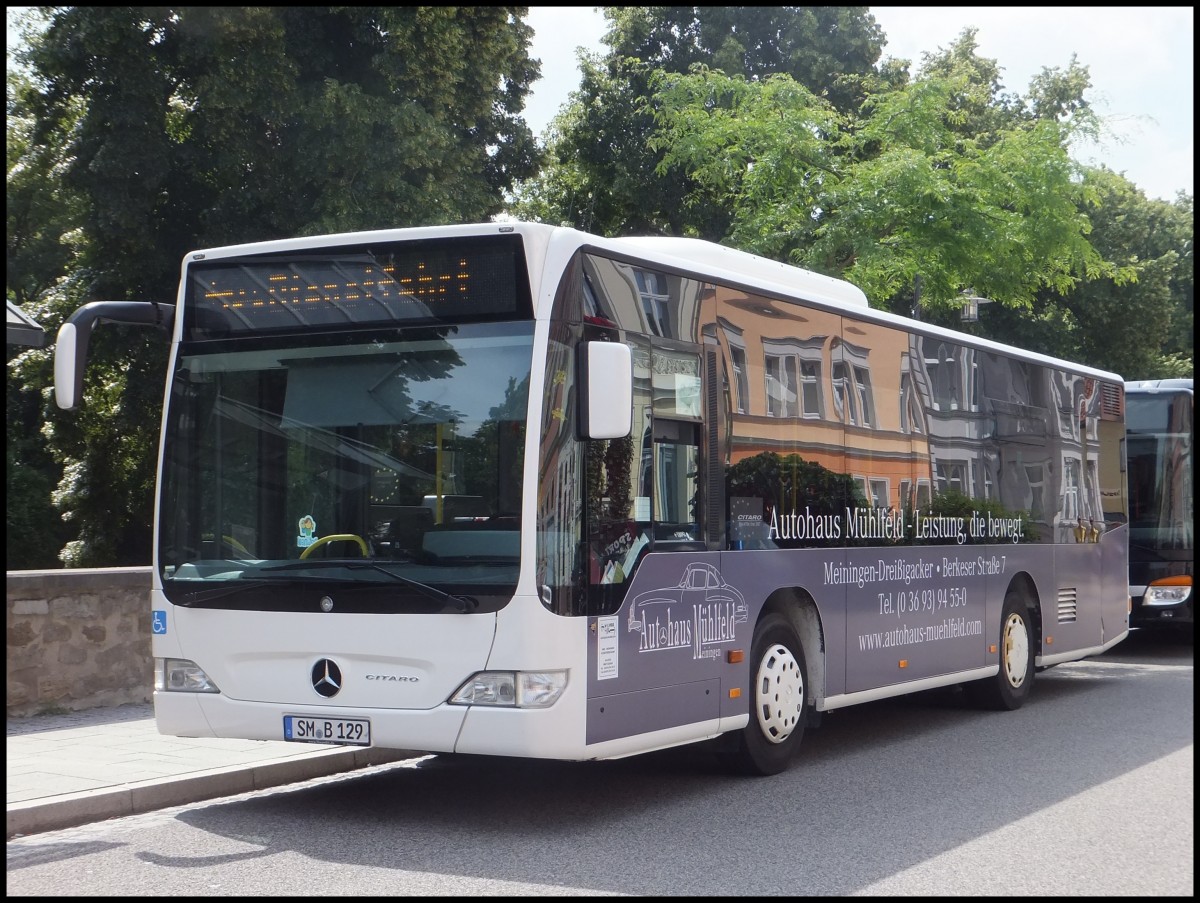 Mercedes Citaro II der Meininger Busbetriebs GmbH in Meiningen am 17.07.2013