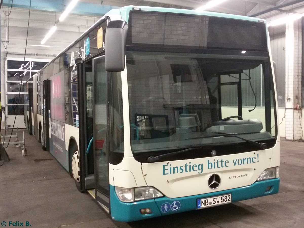 Mercedes Citaro II der Neubrandenburger Verkehrsbetriebe in Neubrandenburg am 19.09.2016