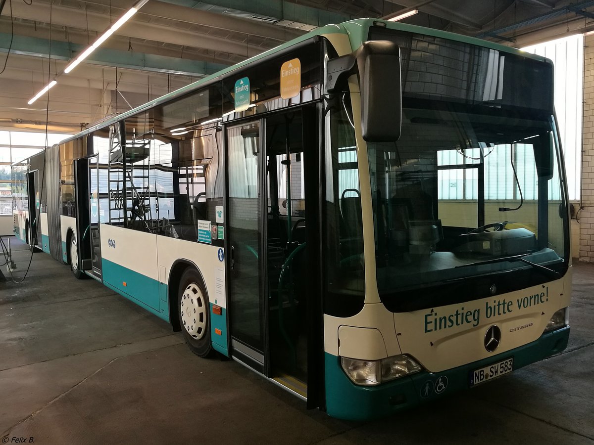 Mercedes Citaro II der Neubrandenburger Verkehrsbetriebe in Neubrandenburg am 17.08.2017