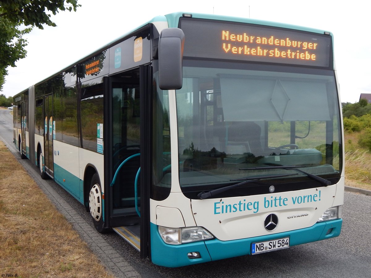 Mercedes Citaro II der Neubrandenburger Verkehrsbetriebe in Neubrandenburg am 07.07.2018