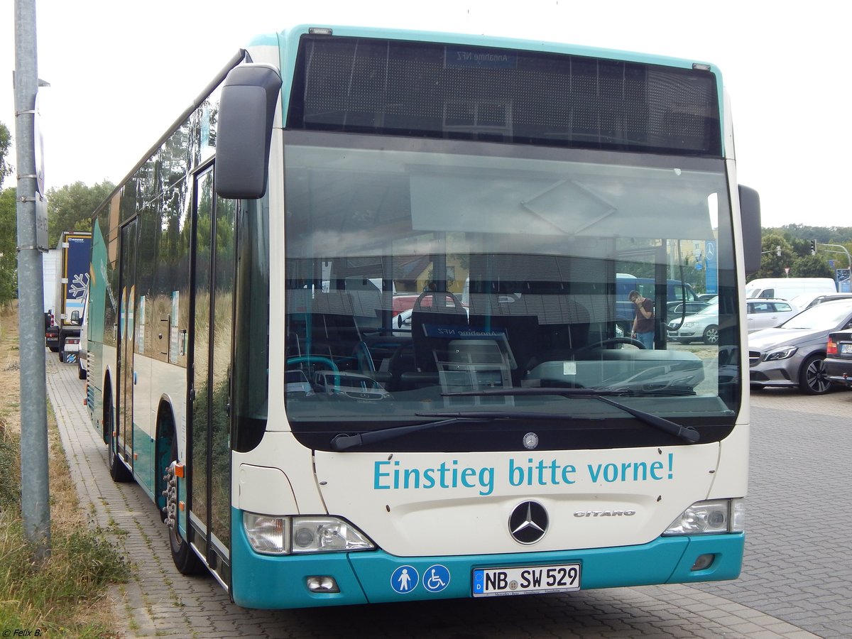 Mercedes Citaro II der Neubrandenburger Verkehrsbetriebe in Neubrandenburg am 10.07.2018