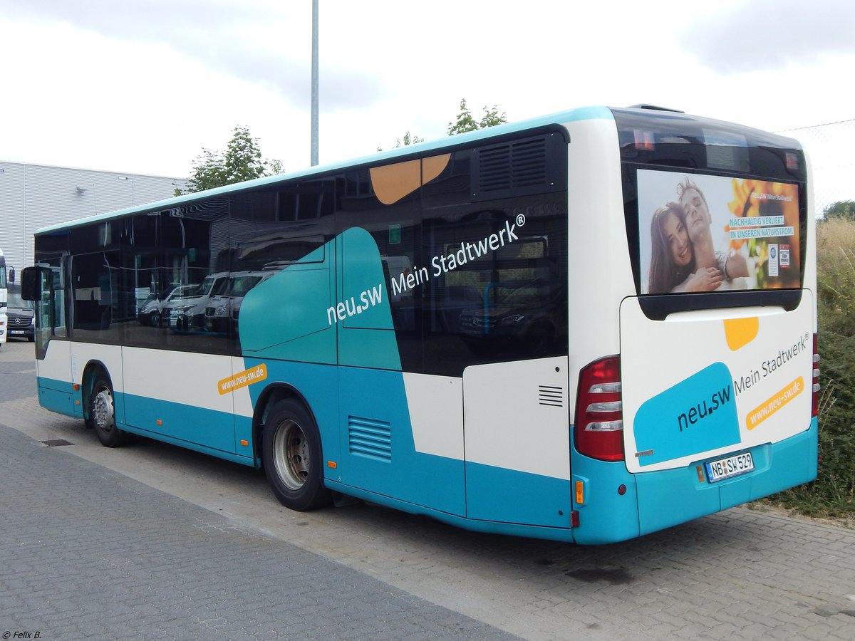 Mercedes Citaro II der Neubrandenburger Verkehrsbetriebe in Neubrandenburg am 10.07.2018