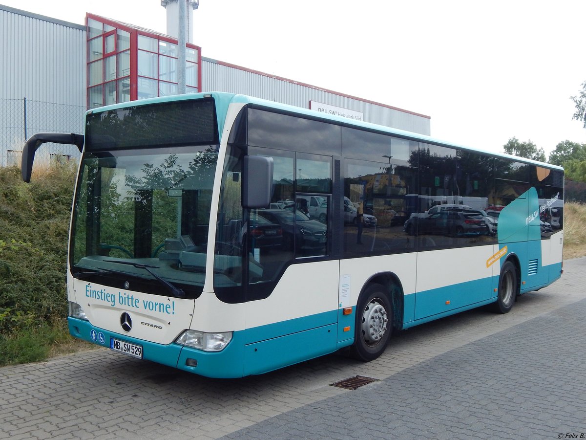 Mercedes Citaro II der Neubrandenburger Verkehrsbetriebe in Neubrandenburg am 10.07.2018