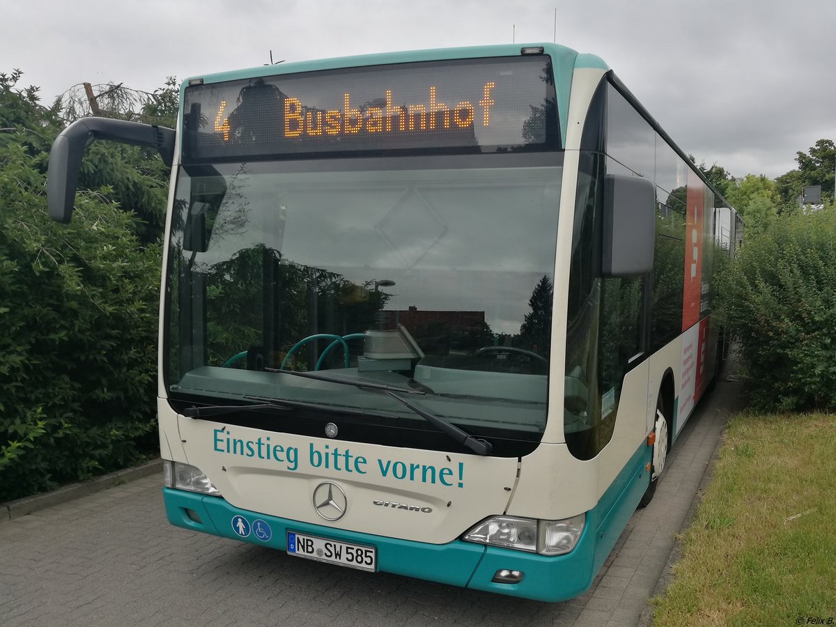 Mercedes Citaro II der Neubrandenburger Verkehrsbetriebe in Neubrandenburg am 13.07.2018
