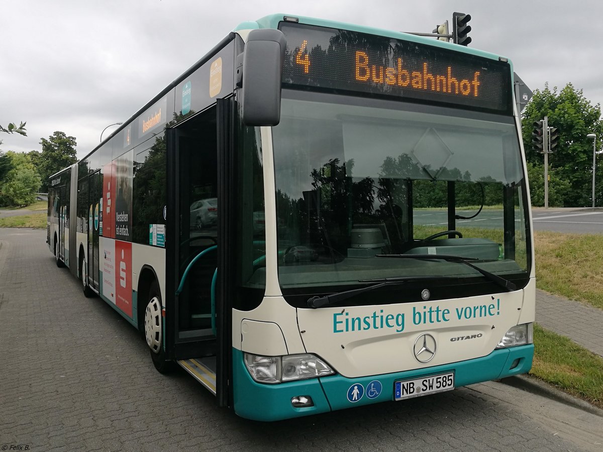 Mercedes Citaro II der Neubrandenburger Verkehrsbetriebe in Neubrandenburg am 13.07.2018