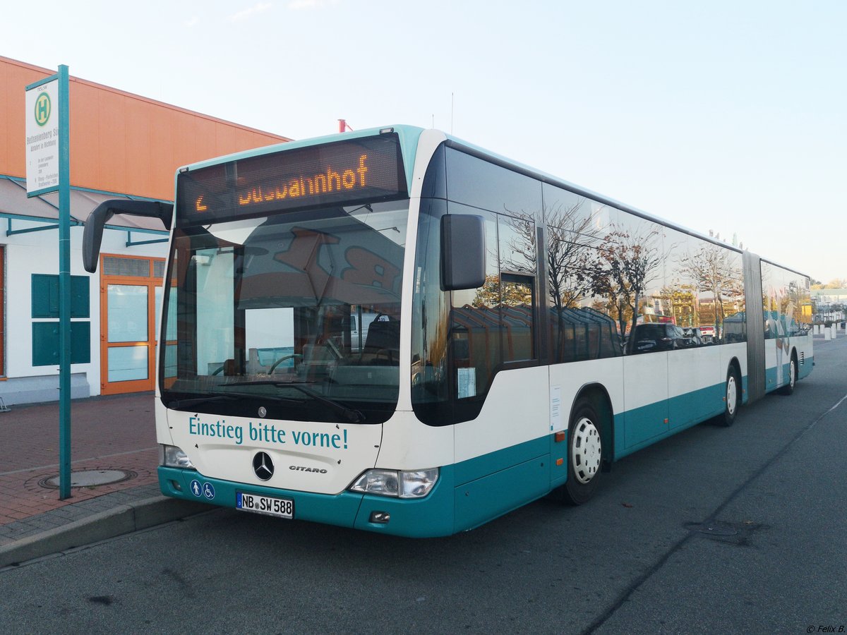 Mercedes Citaro II der Neubrandenburger Verkehrsbetriebe in Neubrandenburg am 12.10.2018