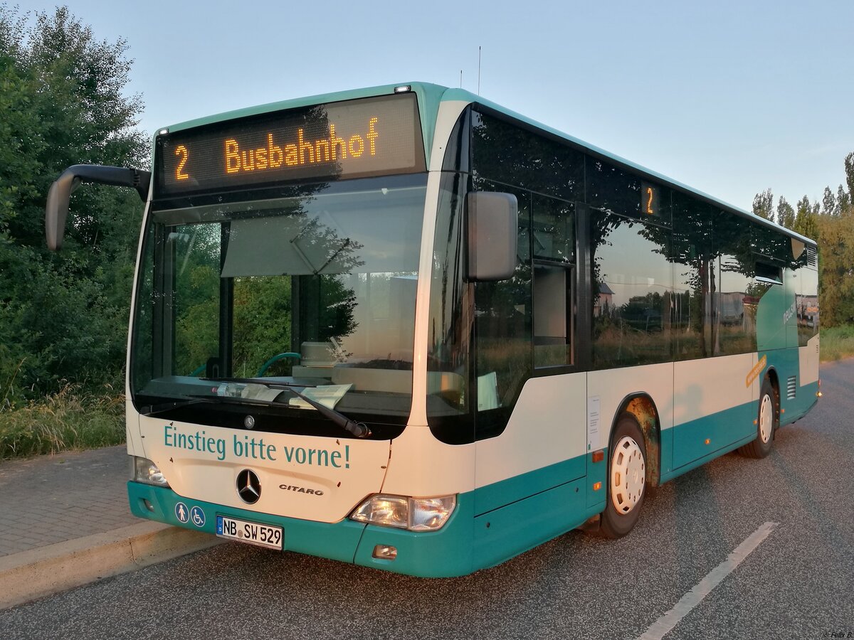 Mercedes Citaro II der Neubrandenburger Verkehrsbetriebe in Neubrandenburg am 09.06.2018