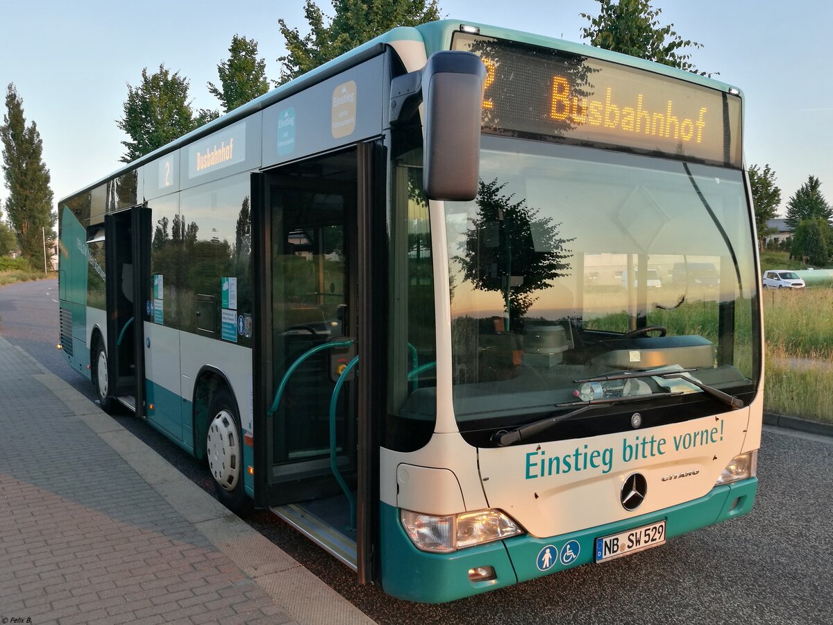 Mercedes Citaro II der Neubrandenburger Verkehrsbetriebe in Neubrandenburg am 09.06.2018